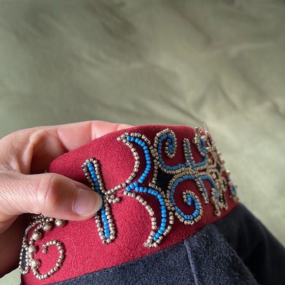 Beaded Military Style Riding Jacket Small - Picture 9 of 9